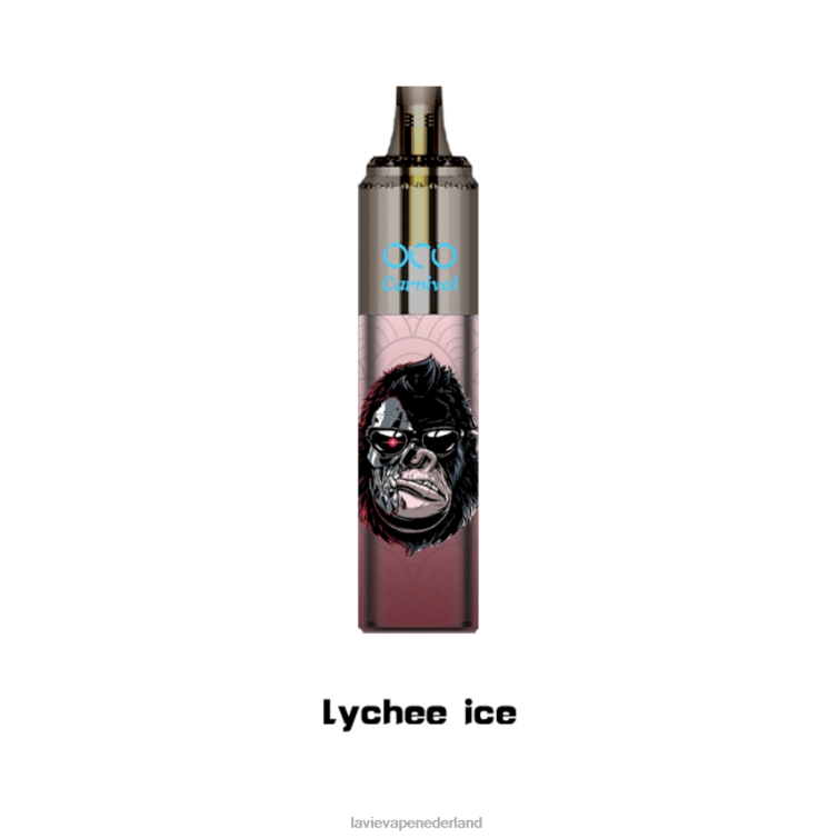 lychee-ijs LAVIE OCO Carnaval 10.000 trekjes Z8D00352 | Lavie Vape Winkel