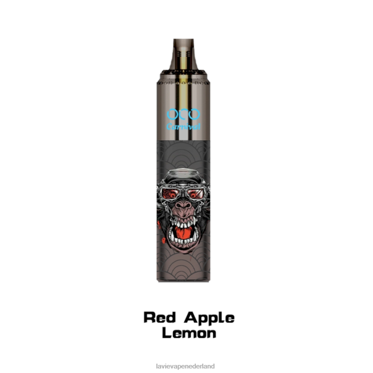 rode appel citroen LAVIE OCO Carnaval 10.000 trekjes Z8D00356 | Lavie Vape Prijs