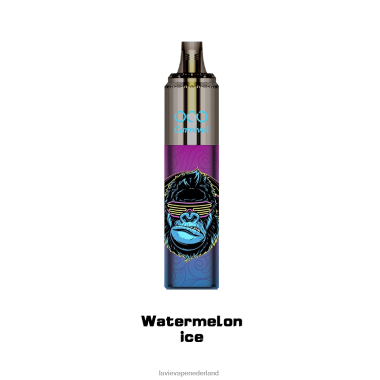 watermeloen ijs LAVIE OCO Carnaval 10.000 trekjes Z8D00359 | Lavie Vape Review