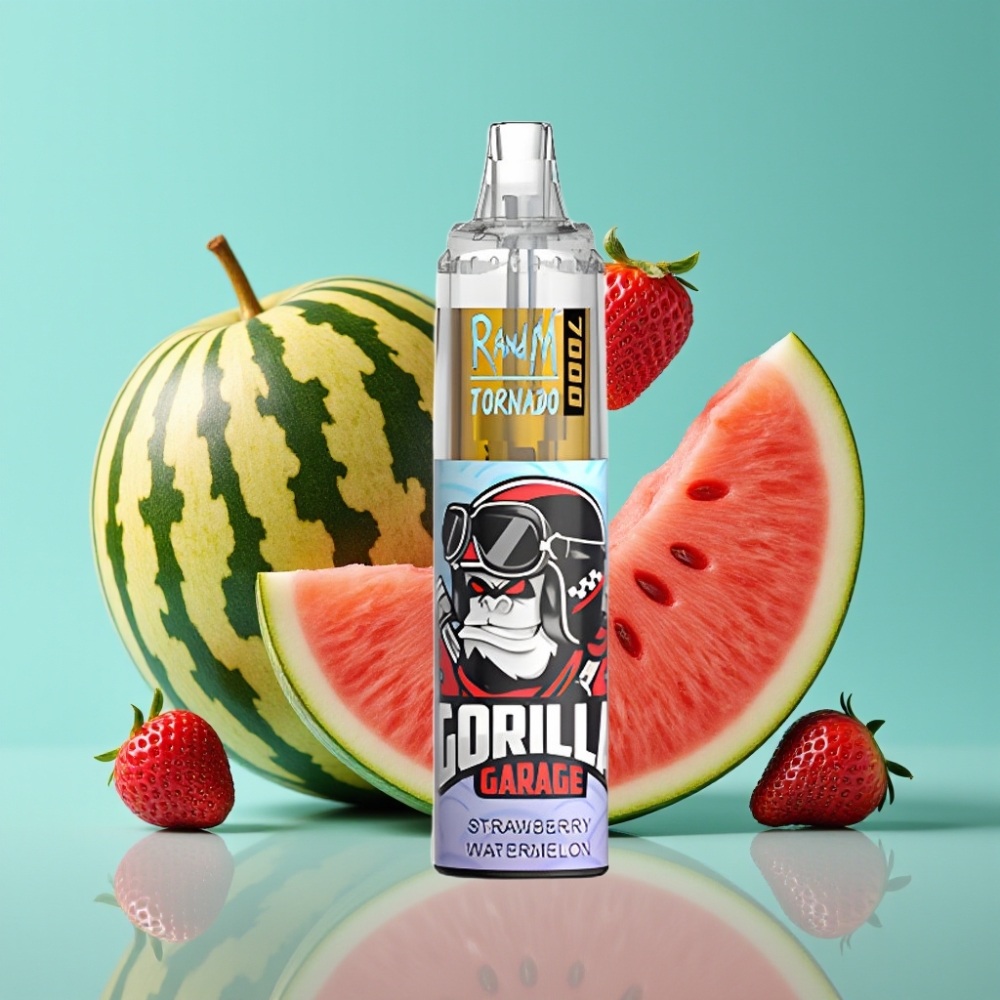 Fumot Tornado 7000 Puffs 14ML Aardbei Watermeloen Wegwerp Vape