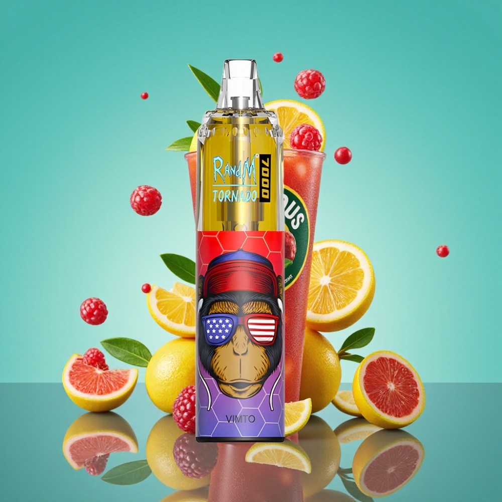Fumot Tornado 7000 Puffs 14ML Vimto & RandM Wegwerp Vape