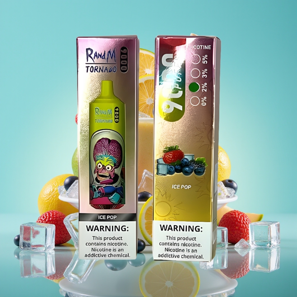 RandM Tornado 9000 Puffs 850mAh 18mL Mesh IJs Pop