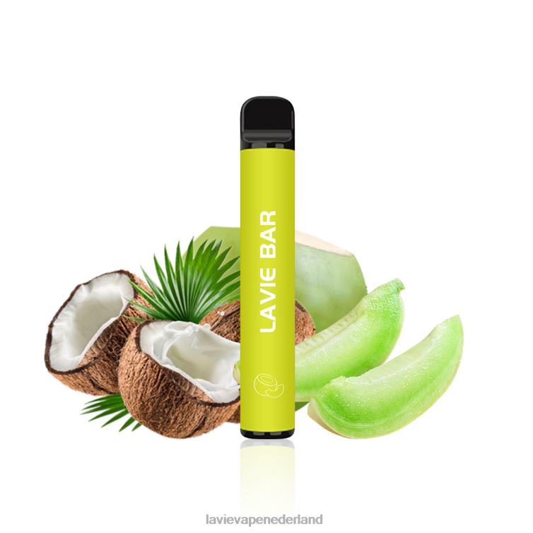 meloen kokos LAVIE BAR 2% versie 800 trekjes Z8D00324 | Lavie Vape Price